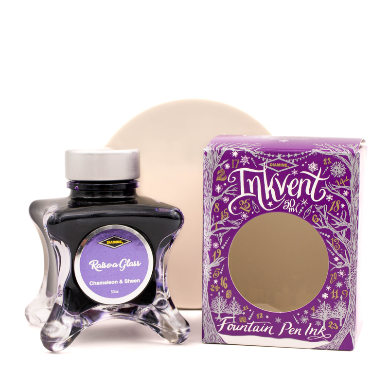 Diamine Diamine Inkvent Raise a Glass Inchiostro 50 ml Purple Edition Chameleon & Sheen