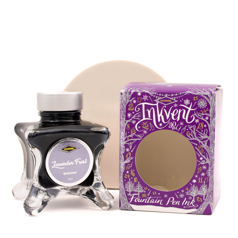 Diamine Diamine Inkvent Lavender Frost Inchiostro 50 ml Purple Edition Shimmer