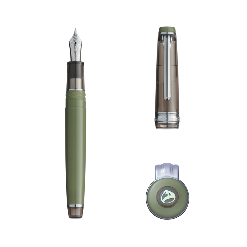 Sailor Sailor Pro Gear Slim Manyo III Set Penna Stilografica e Inchiostro Chestnut Edizione Limitata