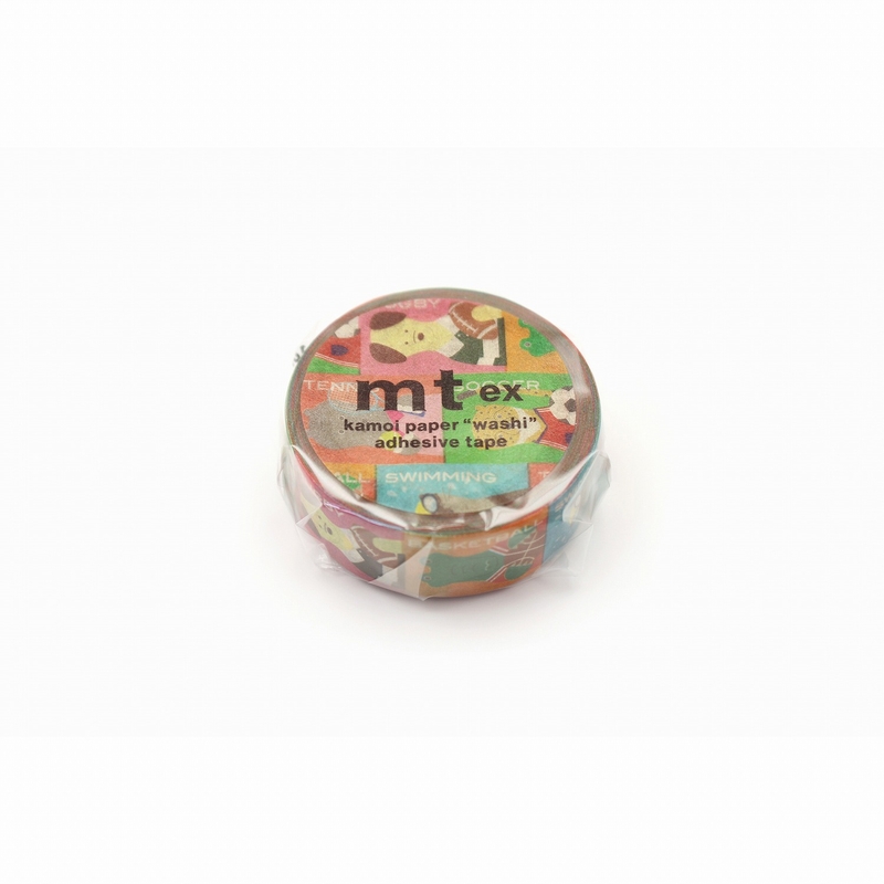 MT Masking Tape MT Ex Washi Tape Animals x Sport