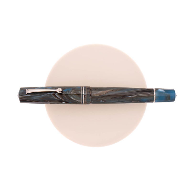 Leonardo Officina Italiana Leonardo Dodici No. 6 Fountain Pen Magmatica & Rhodium