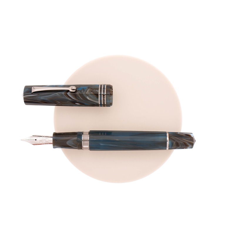 Leonardo Officina Italiana Leonardo Dodici No. 6 Fountain Pen Magmatica & Rhodium