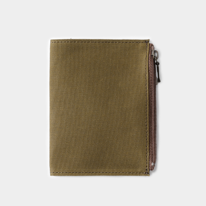 Traveler's Company Traveler's Factory Cotton Zipper Case Passport Size Olive