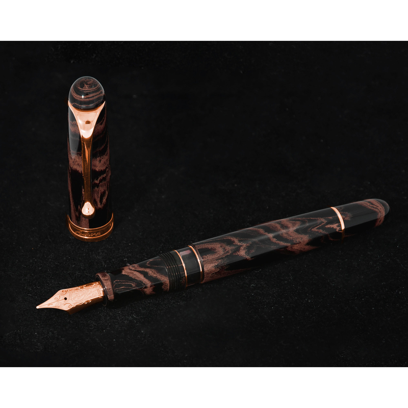 Aurora Aurora 88 Ebonite Fountain Pen Cognac Limited Edition