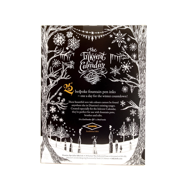 Diamine Diamine InkVent Calendar 2024 Black Edition Calendario dell'Avvento