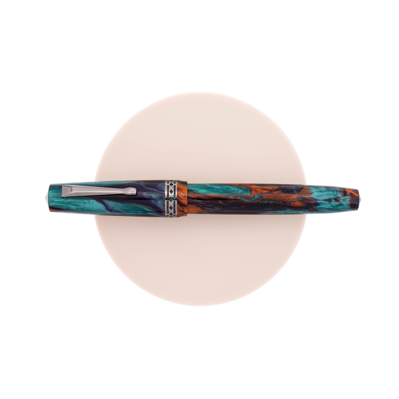 Radius Radius Settimo Fountain Pen Bohemian Twilight & Ruthenium Limited Edition