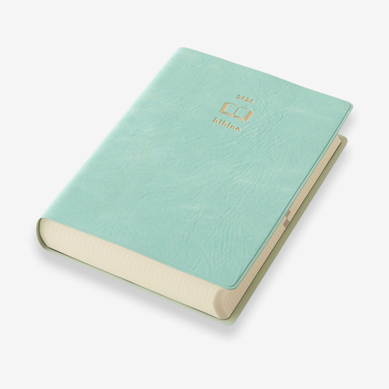 Midori Midori Hibino 2025 Diary A6 Blue Green