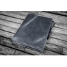 Galen Leather Galen Leather Slim Notebook Cover A5 Crazy Horse Smoky Grey