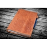 Galen Leather Galen Leather Slim Notebook Cover A5 Crazy Horse Tan