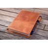 Galen Leather Galen Leather Slim Notebook Cover A6 Crazy Horse Tan