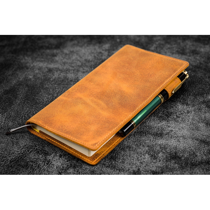 Galen Leather Galen Leather Cover Slim Hobonichi Weeks Crazy Horse Brown