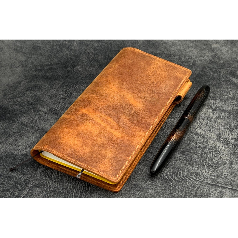 Galen Leather Galen Leather Cover Slim Hobonichi Weeks Crazy Horse Brown