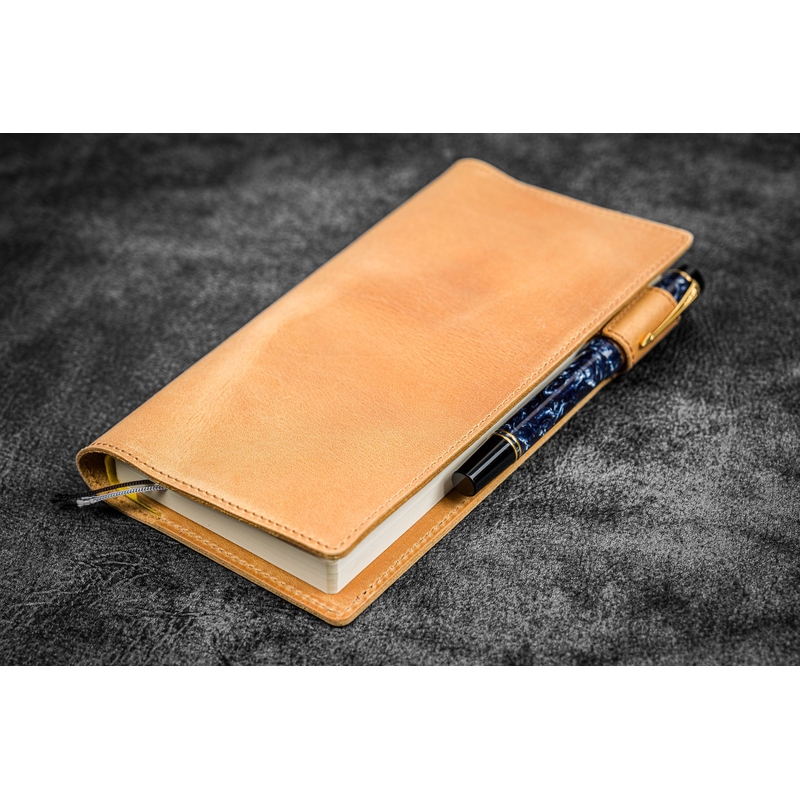 Galen Leather Galen Leather Cover Slim Hobonichi Weeks Crazy Horse Honey Ochre