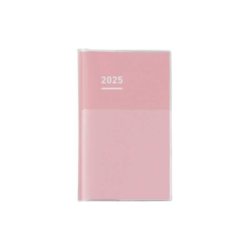 Kokuyo Kokuyo Jibun Techo Diary mini 2025 B6 Slim Pink