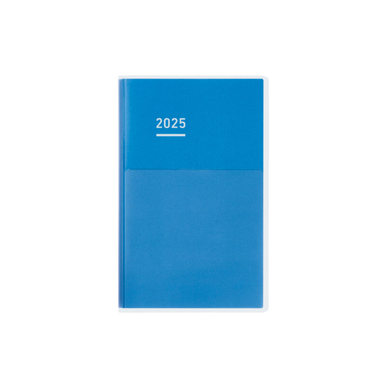 Kokuyo Kokuyo Jibun Techo Days mini Agenda 2025 B6 Slim Blu