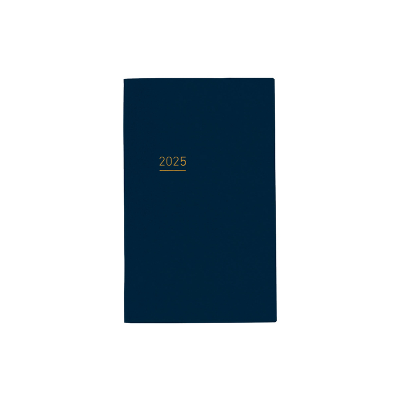 Kokuyo Kokuyo Jibun Techo Lite mini Agenda 2025 B6 Slim Navy