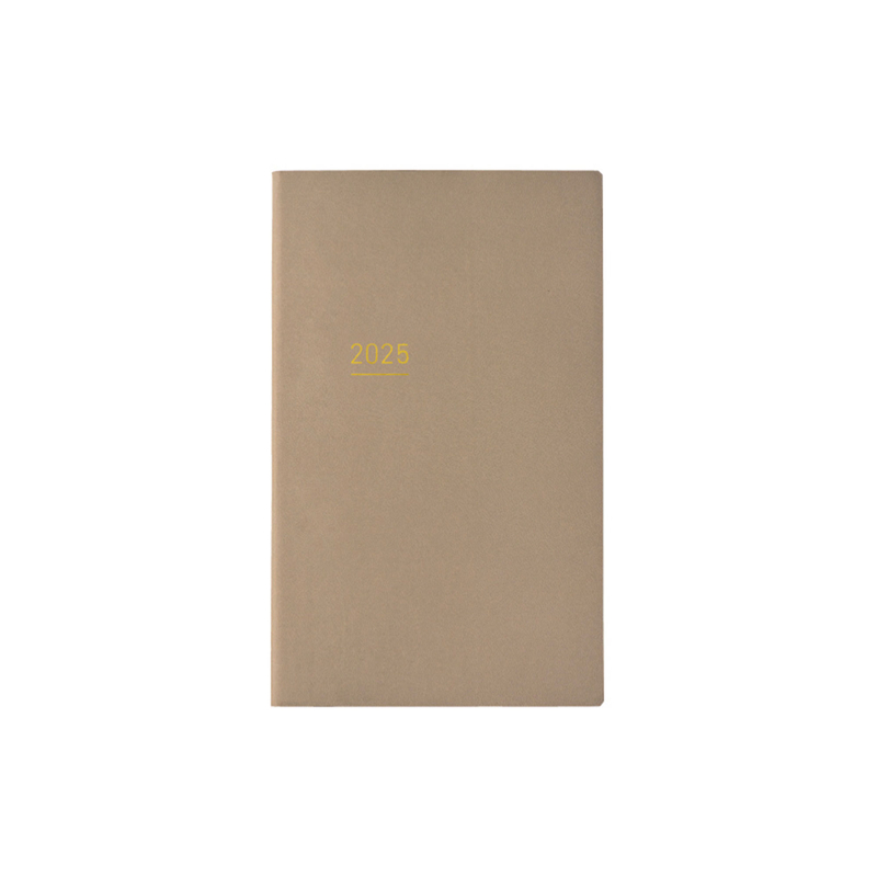 Kokuyo Kokuyo Jibun Techo Lite mini Agenda 2025 B6 Slim Beige