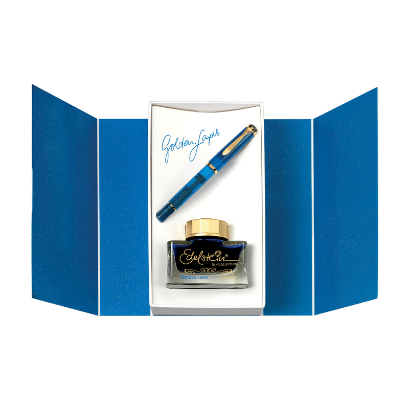 Pelikan Pelikan M200 Set Penna Stilografica e Inchiostro Golden Lapis Edizione Speciale 2024