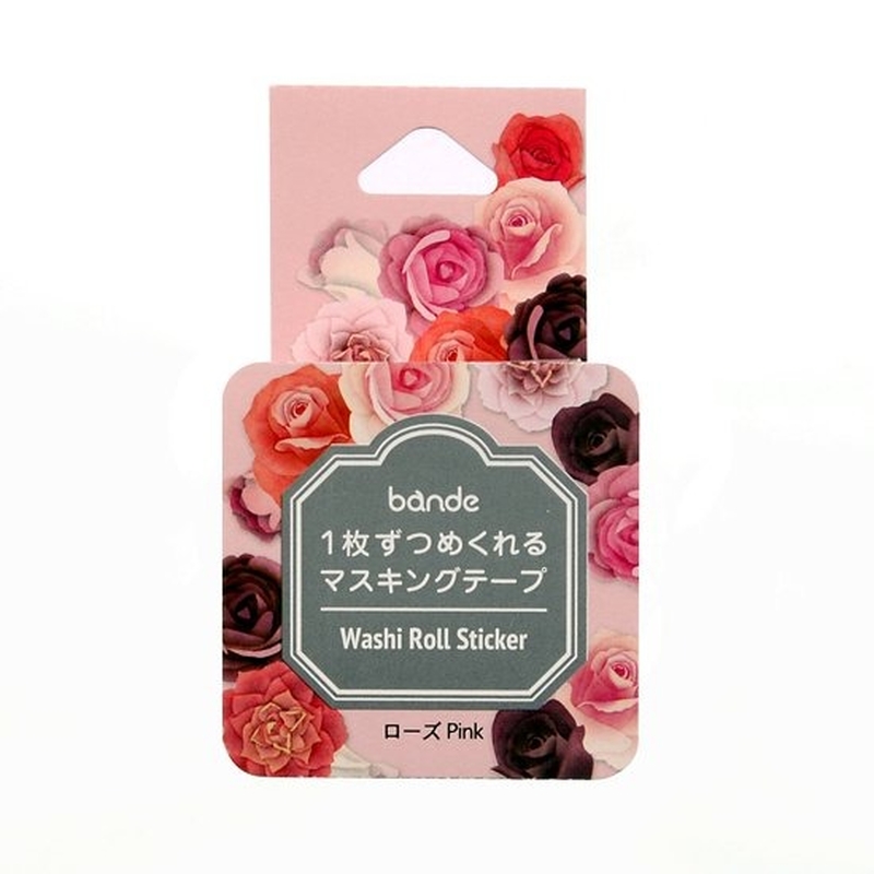 Bande Bande Washi Tape Pink Rose