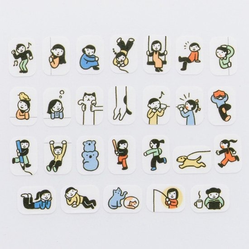 Bande Bande Washi Tape People Who Live in Notebooks