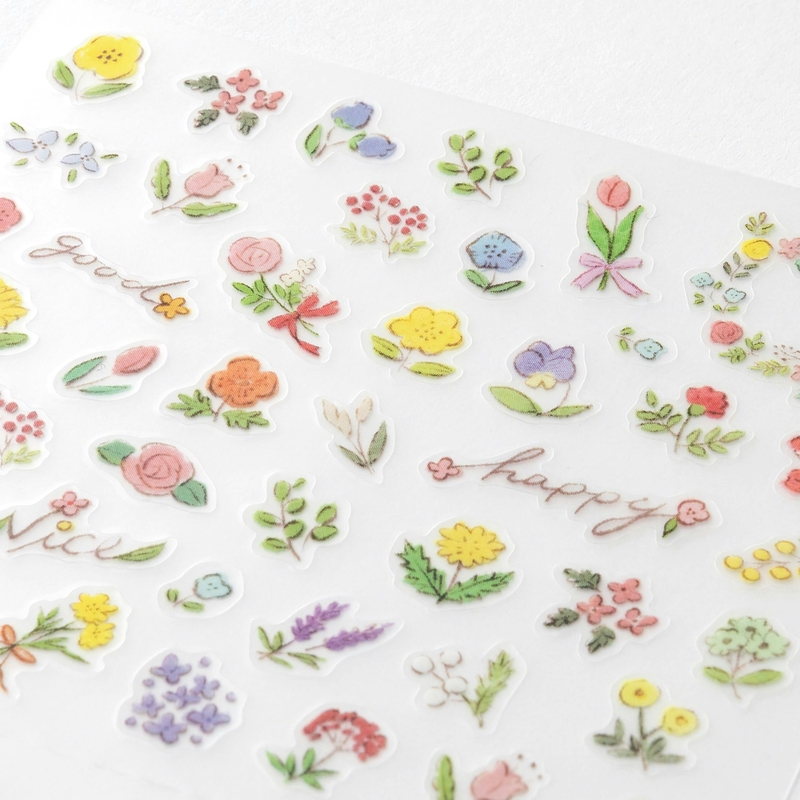 Midori Midori Stickers Wild Flowers