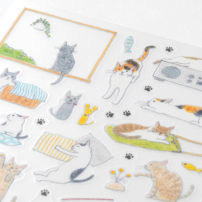 Midori Midori Stickers Cat M