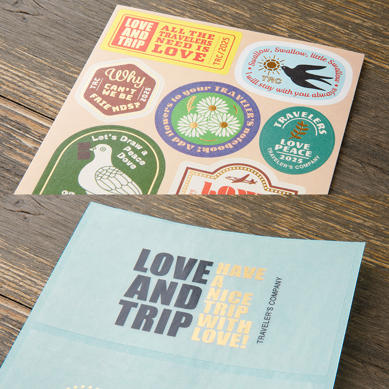 Traveler's Company Traveler's Notebook Customize Sticker Set for 2025 Diary