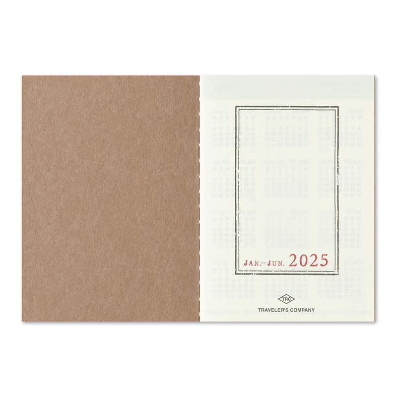 Traveler's Company Traveler's Notebook Agenda 2025 Settimanale Passport Size