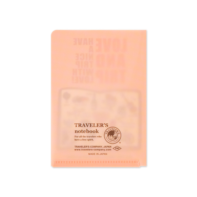 Traveler's Company Traveler's Notebook Cartella Trasparente Passport Size in Edizione Limitata 2025