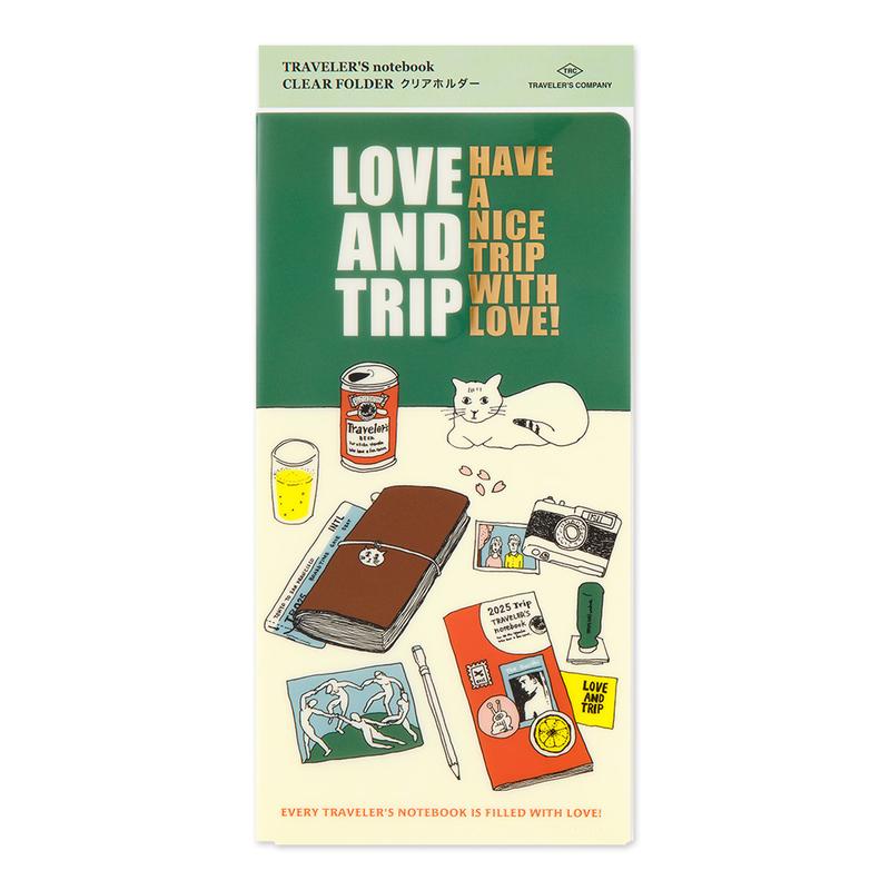 Traveler's Company Traveler's Notebook Cartella Trasparente Regular Size in Edizione Limitata 2025