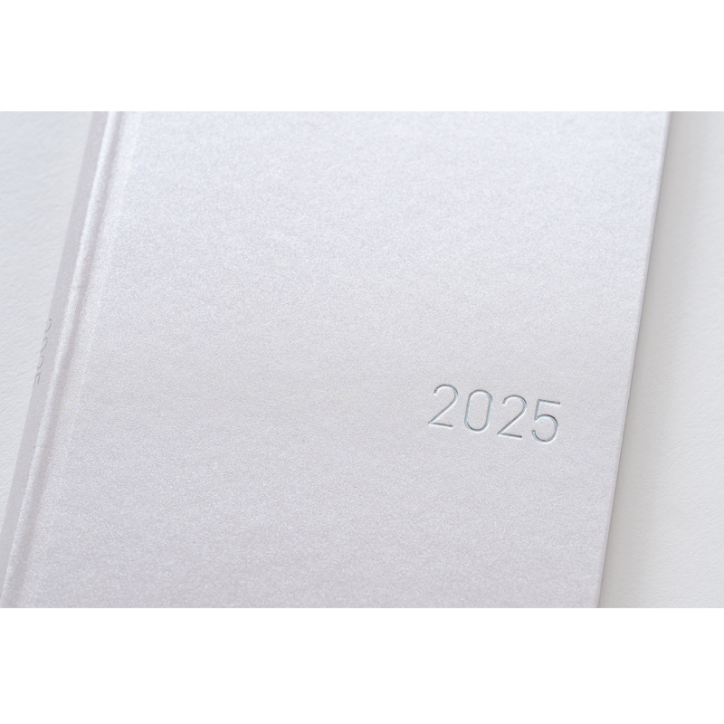 Hobonichi Hobonichi Techo Weeks 2025 Paper Series: Platinum White