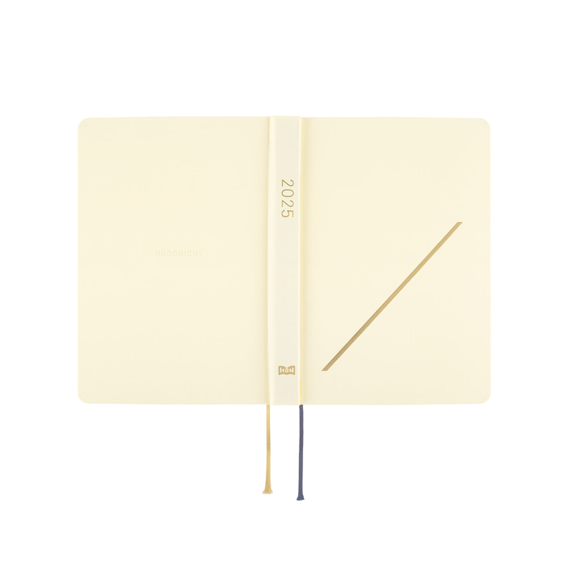 Hobonichi Hobonichi Hon A6 Slash (Ivory) Agenda 2025 Giornaliera