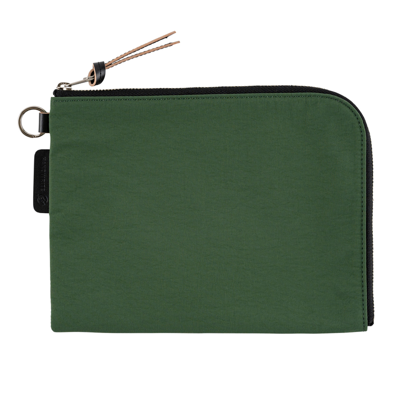 Hobonichi Hobonichi Tragen Flat Pouch per formato A6 Verde