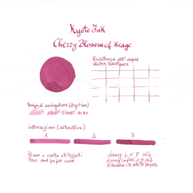 Kyoto Ink Kyo Iro Cherry Blossom of Keage Inchiostro 40 ml