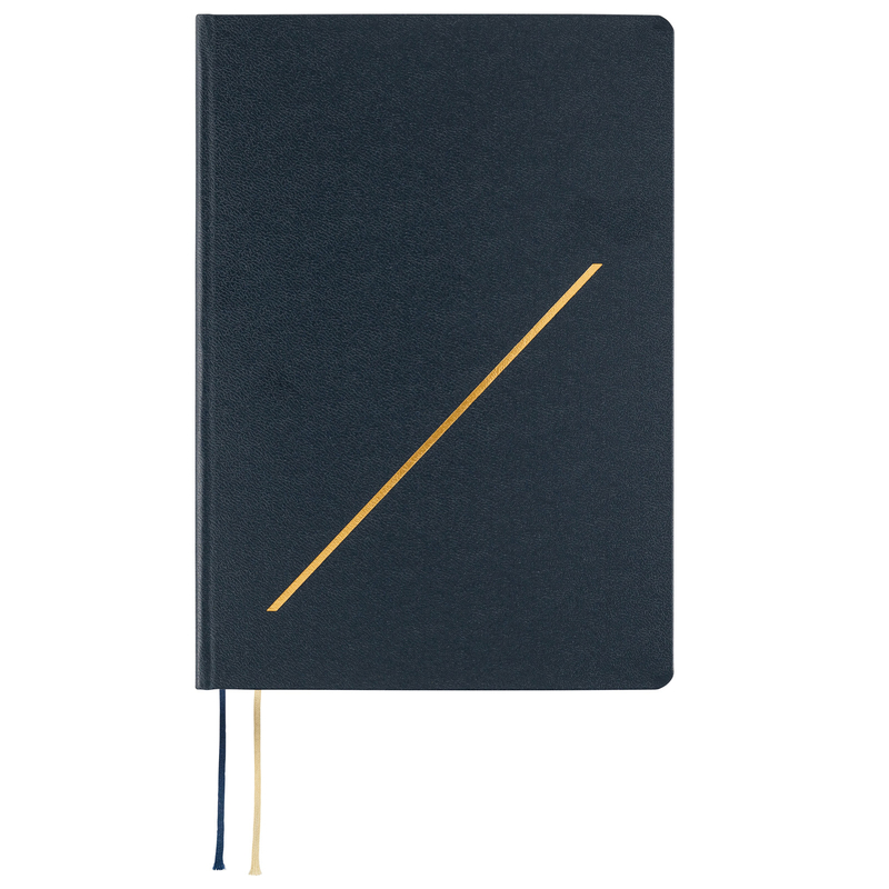 Hobonichi Hobonichi Hon A5 Slash (Navy) Agenda 2025 Giornaliera