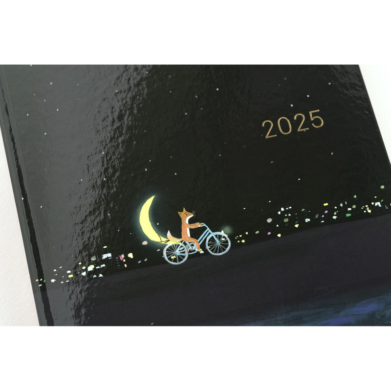 Hobonichi Hobonichi Hon A5 2025 Hiroko Kubota: Crescent Moon Delivery