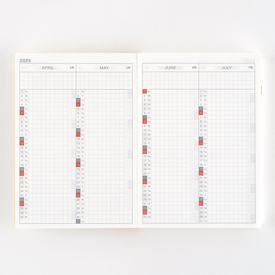 Hobonichi Techo 2025 Agende ed Accessori