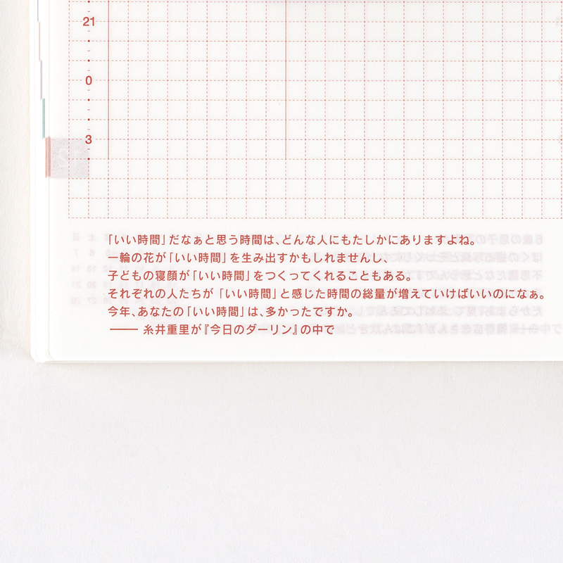 Hobonichi Hobonichi Techo Original Book 2025 Agenda A6 Giornaliera