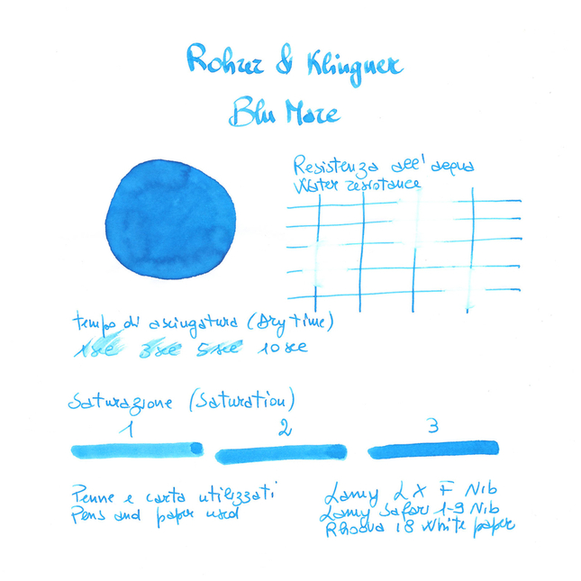 Rohrer & Klingner Blu Mare Inchiostro 50 ml