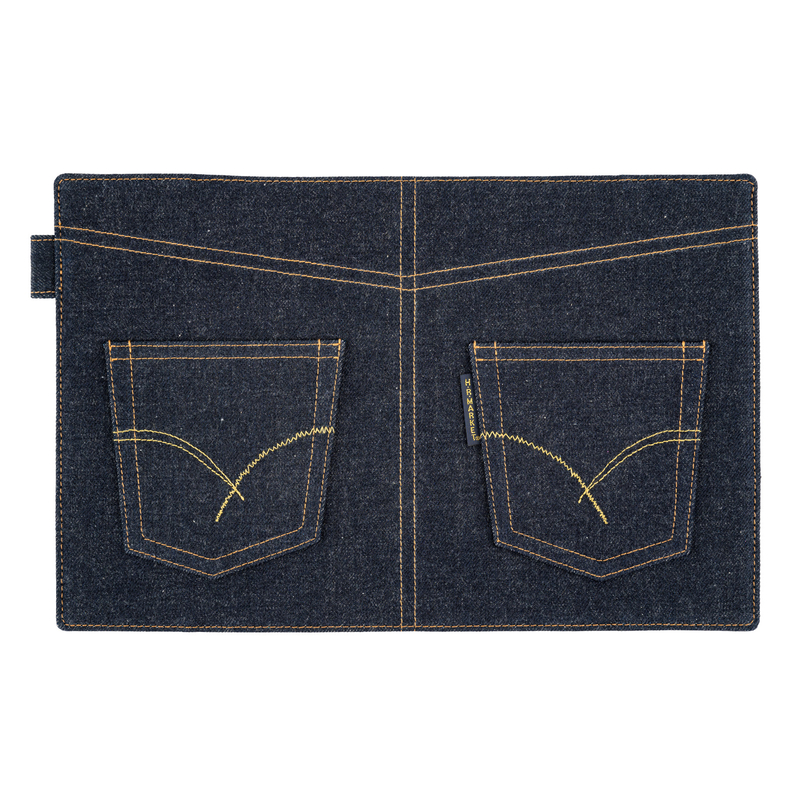 Hobonichi Hobonichi Cover Hollywood Ranch Market: Indigo Jeans Pocket per Agenda 5 Anni A5