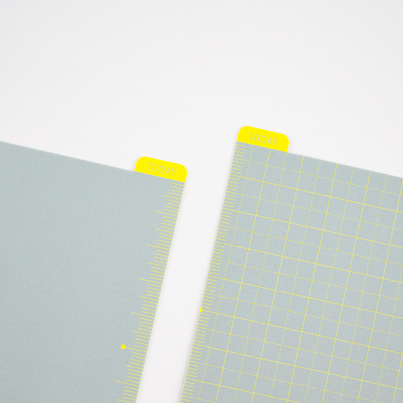 Hobonichi Hobonichi Pencil Board for Original A6 Ice Gray x Yellow