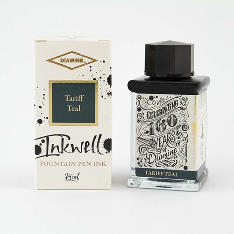 Diamine Diamine 160th Anniversary Tariff Teal Ink Bottle 75 ml