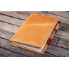 Galen Leather Galen Leather Slim Notebook Cover A6 Crazy Horse Honey Ochre