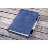 Galen Leather Galen Leather Slim Notebook Cover A6 Crazy Horse Navy Blue