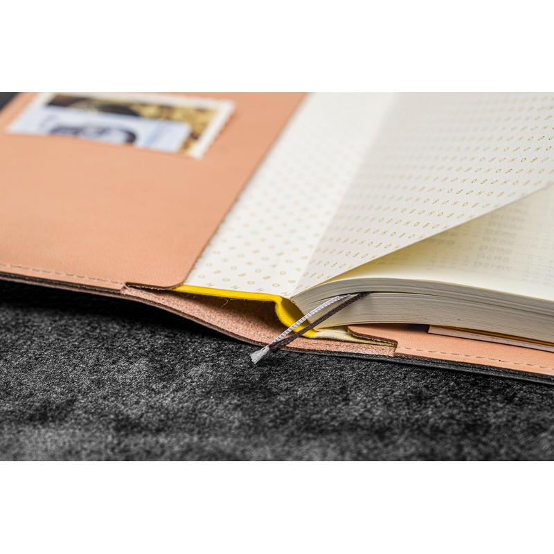 Galen Leather Galen Leather Cover Slim Hobonichi Weeks in Pelle Undyed