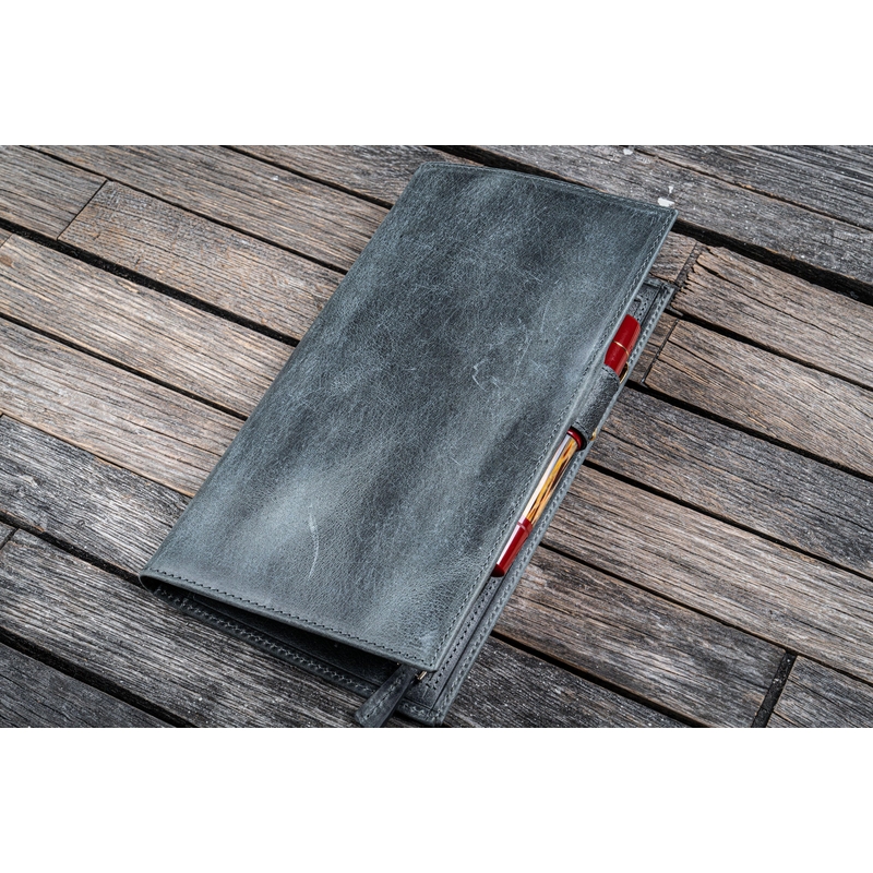 Galen Leather Galen Leather Cover Hobonichi Weeks Crazy Horse Smoky Grey