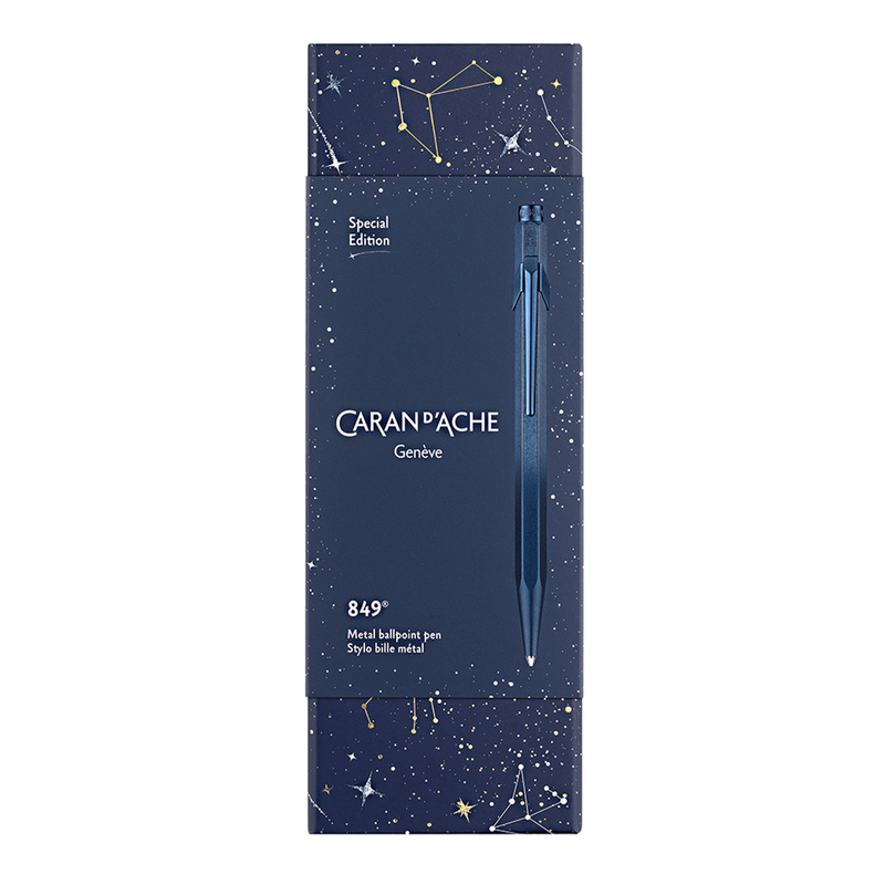 Caran d'Ache Caran d'Ache 849 Cosmic Blue Ballpoint Pen Blue Special Edition