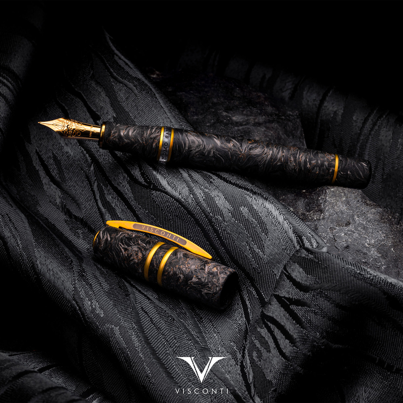 Visconti Visconti Homo Sapiens Fountain Pen Carbon Moiré Limited Edition