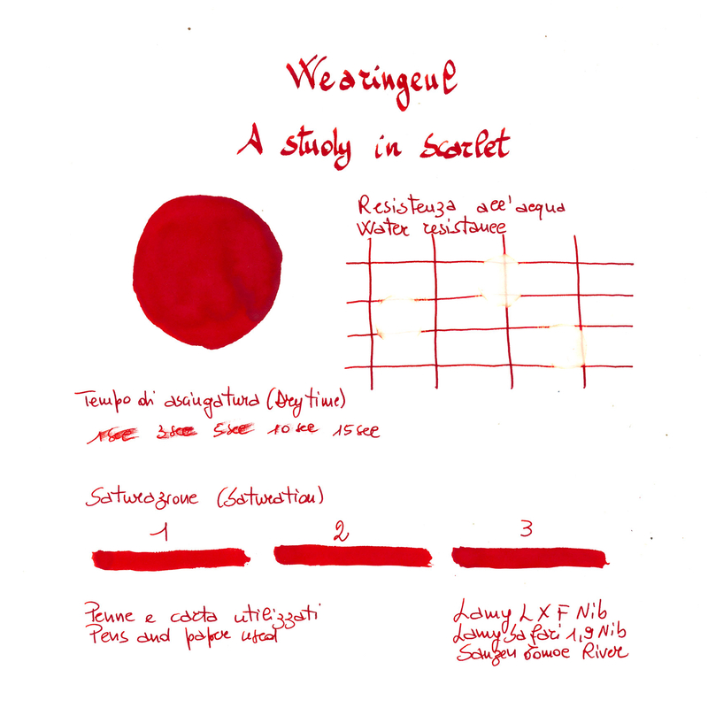 Wearingeul Wearingeul A Study in Scarlet Ink Bottle 30 ml