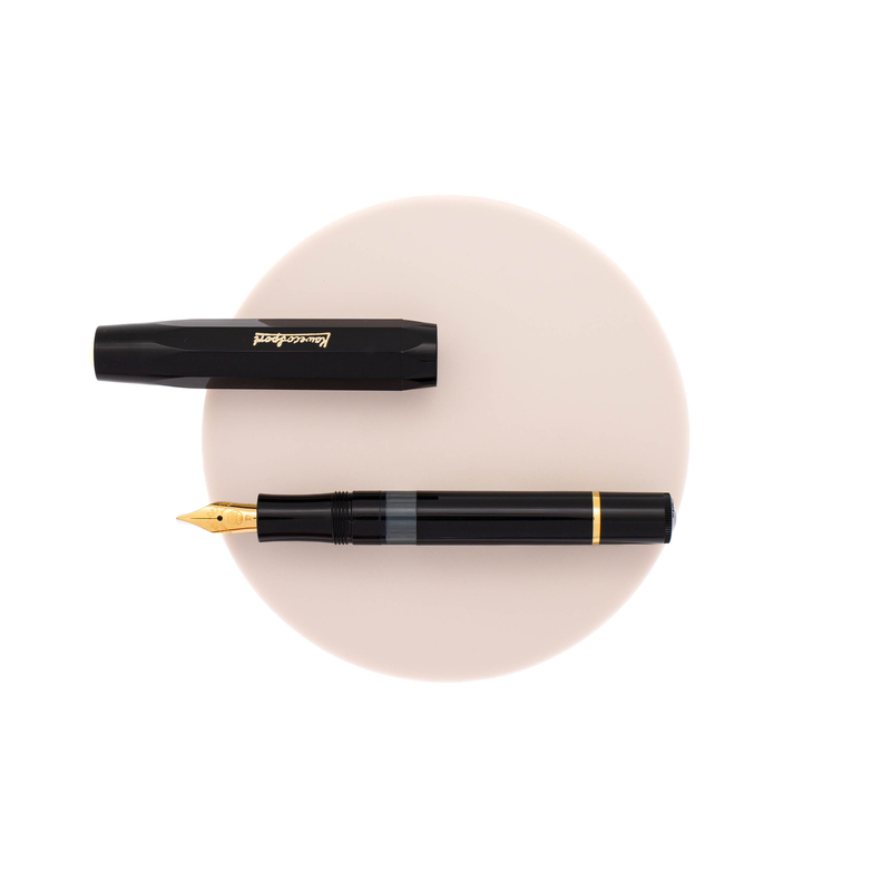 Kaweco Kaweco Piston Sport Classic Penna Stilografica Nera & Oro